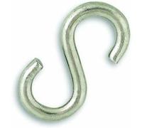 Chapuis, Lot de 100 esses égales, Acier zingué, Diam. 2,5 mm, Ouverture 4 mm, Suspension, Économique, Fixation Simple, Rapidité d'Utilisation, Crochet en Forme de S, Gris