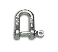 Chapuis 330/10Z Manilles Droite Acier Zingué Charge de Travail Indicative/Axe, Gris, 10 mm/18 mm, Set de 10 Pièces
