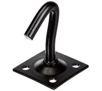 Chapuis 8607ZN Crochet fixe + Platine 45 x 45mm + D 7 mm longueur du crochet 55mm (Lot de 6)