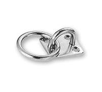 Chapuis 891/6I Platine avec Anneau, Gris, 35 x 40 mm