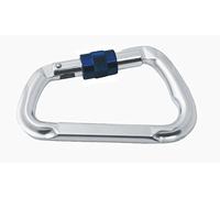 Chapuis 914AG Mousqueton à Linguet avec Vis de Sécurité Aluminium Anodisé Charge de Travail Indicative, Gris, 112 mm/Ø 12 mm