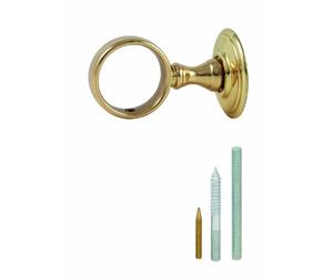 Chapuis AR00 Anneau laiton poli verni Diamètre 35 mm pour Corde Diamètre 32 mm