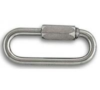 Chapuis BAR8 Maillon de Jonction Acier Zingué Charge de Travail Indicative pour Chaîne, Gris, Ø 5 mm, Set de 20 Pièces