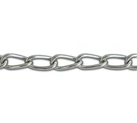 Chapuis BG2 Chaîne soudée Torse Acier Zingué 36 kg Diamètre 2,5 mm bobine de 25 m Gris