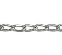 Chapuis BG5 Chaîne soudée Torse Acier Zingué 165 kg Diamètre 5 mm bobine de 25 m Gris