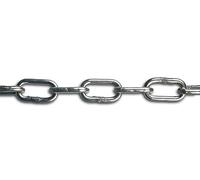 Chapuis BI4 Chaîne soudée maille courte Acier Inoxydable 100 kg Diamètre 4 mm bobine de 25 m Gris