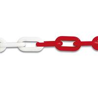 Chapuis BP2 Bobine de Chaîne signalisation en Polyéthylène Ø 8 mm x 25 m Rouge/Blanc