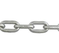 Chapuis BS6 Chaîne soudée maille courte Acier Zingué 165 kg Diamètre 6 mm bobine de 25 m Gris