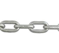 Chapuis BS9 Chaîne soudée maille courte Acier Zingué 625 kg Diamètre 10 mm bobine de 10 m Gris