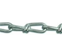 Chapuis, Chaîne non soudée nouée victor, Acier zingué, Charge de travail indicative 50 kg, Diam. 2 mm, Longueur 2,5 m, Idéal pour suspension et laisse de chien, Résistance
