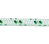 Chapuis DPY8 Bobine de Corde en Polyester préétiré 1,2 T Ø 8 mm x 100 m Blanc/Vert