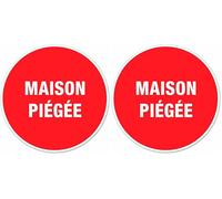 Chapuis DS16 Disque pvc adhésif D170 mm Maison piégée (Lot de 2)