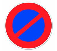 Chapuis DS22 Disque pvc adhésif D 280 mm Stationnement interdit