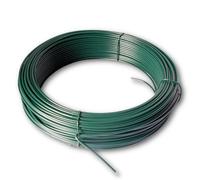 Chapuis - Fil de Tension - Acier Plastifié - Utilisation en Extérieur - Diamètre Extérieur 2,7 mm - Longueur 100 m - pour Grillages et Brise-Vues - Vert