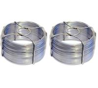 Chapuis - Fil Métallique FILPACK en Acier Galvanisé - Diamètre 1,3 mm - Longueur 40 m - Grande Durabilité - Correspond aux Normes de Qualité et Sécurité (Lot de 2)