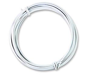 Chapuis - Fil Métallique FILPACK en Acier Plastifié - Diamètre Extérieur 1,2 mm - Longueur 6 m - Blanc - Grande Durabilité - aux Normes de Qualité et Sécurité