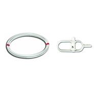 Chapuis FIL20 Fil à linge acier plastifie Diamètre extérieur 2,7 mm L 20 m Blanc & 870/2BL Raidisseur Acier pour Fil de Tension, Blanc, 1 Paquet