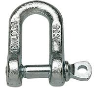 CHAPUIS Manille Droite Acier zingué larg.21mm axe 9mm uc1