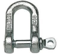 CHAPUIS Manille Droite Acier zingué larg.21mm axe 9mm uc1