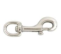 CHAPUIS - Mousqueton pompe zamak nickelé long.110mm