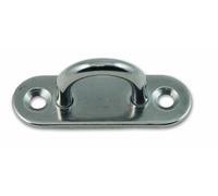 Chapuis PLAI3 2 Platine œil inox entraxe 20 mm Diamètre 80 x 26 mm