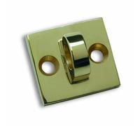 Chapuis PMU2 Platine mural laiton poli verni 32 x 29 mm