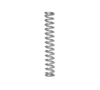 Chapuis RSC5 Lot de 4 Ressorts de compression - Acier galvanisé - charge de travail Indicative 3 kg - Diamètre 1, 2 mm - Longueur 100 mm, Gris, Set de 4 pièces