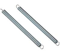 Chapuis RST5 Lot de 2 Ressort Traction Acier Galvanisé Gris 140 mm