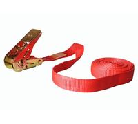 Chapuis - Sangle Polypropylène avec Tendeur à Cliquet - Tension Maximale d'Utilisation 80 kg - Largeur 25 mm - Longueur 5 m - Arrimage - Coloris Assortis