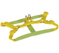 CHAPUIS SELLERIE Harnais pour Chien Sangle Réglable Nylon Jaune 25 mm 70-90 cm, Taille S