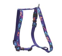 CHAPUIS SELLERIE Harnais Réglable pour Chien Nylon Pattes Violet 15 mm 30-50 cm, Taille S