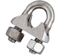 CHAPUIS - Serre câble étrier acier zingué Ø12mm blister 1