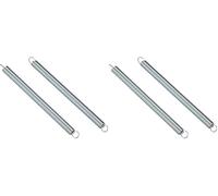 Chapuis, Set de 2 Pièces de Ressorts de Tension avec Crochets Ressorts en Acier Galvanisé, Ressorts à Double Crochet, Ressorts de Traction Spirale, Ø fil 1,2 mm - Longueur 140 mm (Lot de 2)