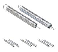 Chapuis, Set de 2 Pièces de Ressorts de Tension avec Crochets Ressorts en Acier Galvanisé, Ressorts à Double Crochet, Ressorts de Traction Spirale, Ø Fil 0,9 mm - Longueur 75 mm (Lot de 4)