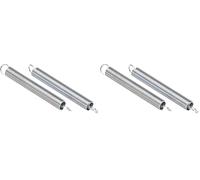 Chapuis, Set de 2 Pièces de Ressorts de Tension avec Crochets Ressorts en Acier Galvanisé, Ressorts à Double Crochet, Ressorts de Traction Spirale, Ø Fil 0,9 mm - Longueur 75 mm (Lot de 2)