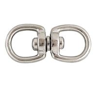 CHAPUIS - Touret double zamak nickelé fil Ø5.5mm 40kg blister 1