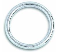 Chapuis VAS2 Lot de 4 anneaux soudes acier zingue D3,4MM Diamètre intérieur 25 mm