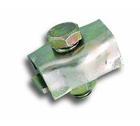 Chapuis VCP5 Lot de 2 Serre-câble plat 1 boulon acier zingue pour Câble D 4 mm