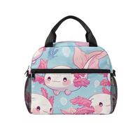 chaqlin Axolotl Sac à déjeuner isotherme avec compartiments pour enfants