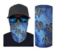 chaqlin Bandeau magique imprimé tortue de mer bleue - Bandanas de moto - Écharpe tube d'entraînement - Cache-cou pour femme - Multifonctionnel