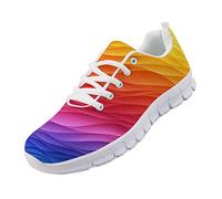 chaqlin Baskets Femmes Léger Athlétique Mode Sneaker Jogging Running Chaussures De Sport Multi Couleur Design Décontracté en Plein Air Randonnée Randonnée Baskets Taille 37