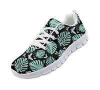 chaqlin Chaussures de Marche pour Femmes, légères, avec Feuille de Papillon, Chaussures de Course Confortables et Confortables Baskets Athlétiques Chaussures de Tennis Taille 38