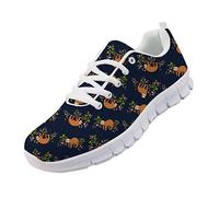 chaqlin Mignon Paresseux Chaussures De Course pour Dames Filles Baskets avec Bas Haut Casual Sport Trainers Route Jogging Chaussures Taille 36