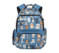 chaqlin Sac à dos d'école pour enfants de 43,2 cm pour la rentrée scolaire des enfants, sacs à dos à rabat pour l'école primaire primaire, Famille de chats., L, Preppy