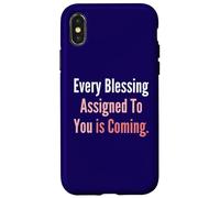 Chaque bénédiction Qui Vous est assignée Arrive Coque pour iPhone X/XS