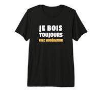Chaque Bois est Toujours avec modération apério. T-Shirt Haut de Gamme