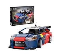 Chaque Bricks - Citroën C4 WRC (Sebastian LOEB) - Kit de Construction - avec R/C et contrôle par Application - Produit Officiel Citroën - 329 pièces - + 6 Ans - Échelle 1:18 (DEQUBE 927DE51078)