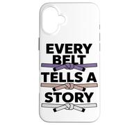 Chaque Ceinture Raconte Histoire Western Belt Karate Coque pour iPhone 16 Plus