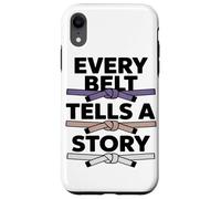 Chaque Ceinture Raconte Histoire Western Belt Karate Coque pour iPhone XR