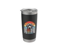 Chaque collation que vous préparez pour un chien noir | Funny Hungry Pet Watcher Gobelet isotherme en acier inoxydable double paroi
